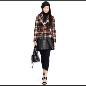 Ralph Lauren Plaid Coat (SIZE 14).